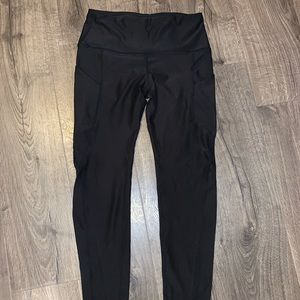 Black workout leggings